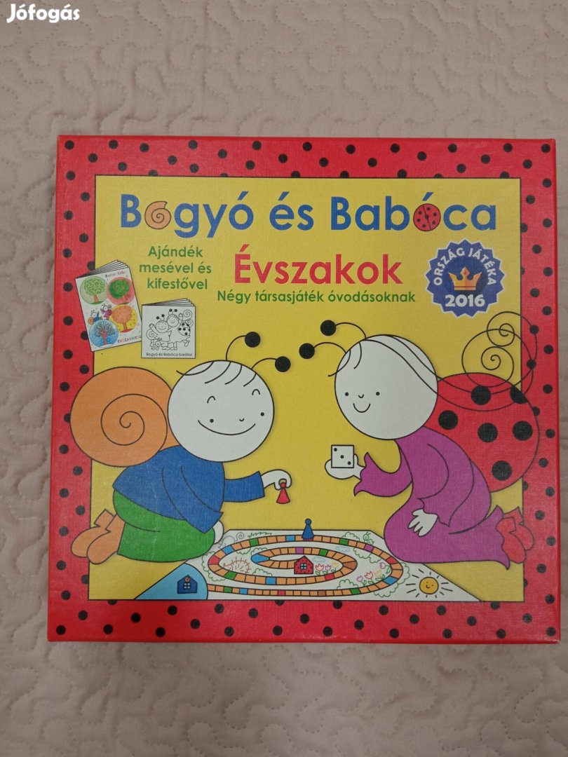 Bogyó és Babóca évszakok társasjáték