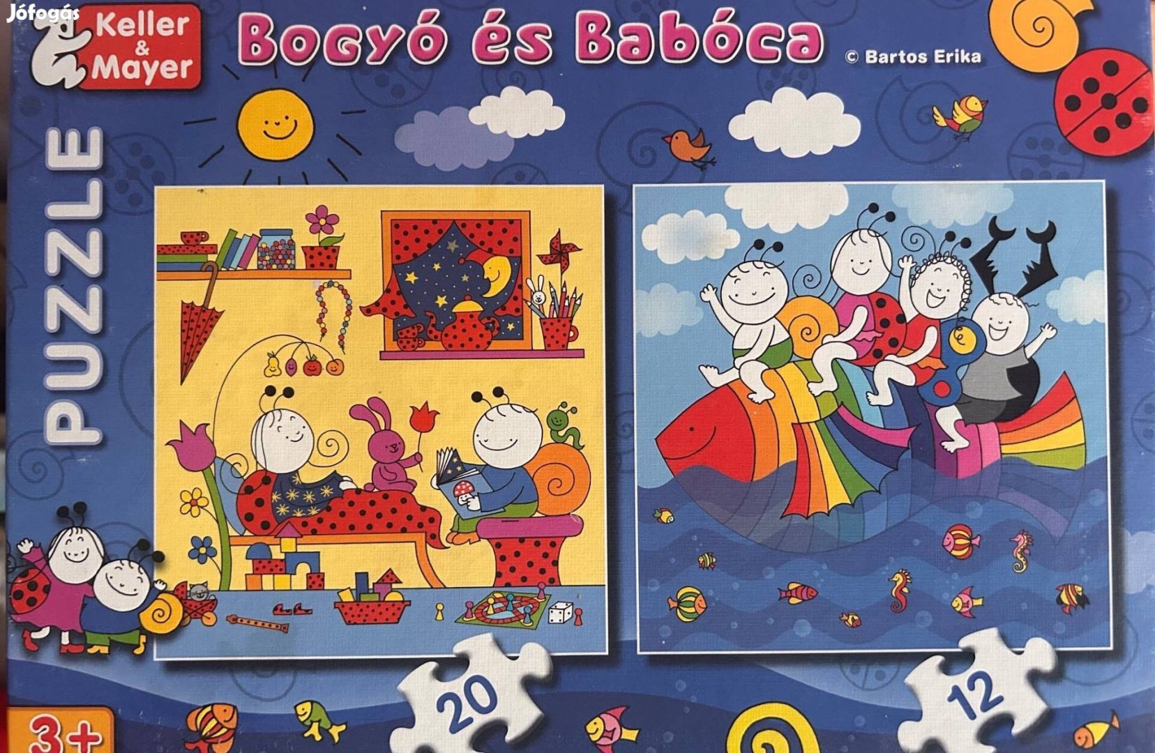 Bogyó és Babóca puzzle 20db + 12 db