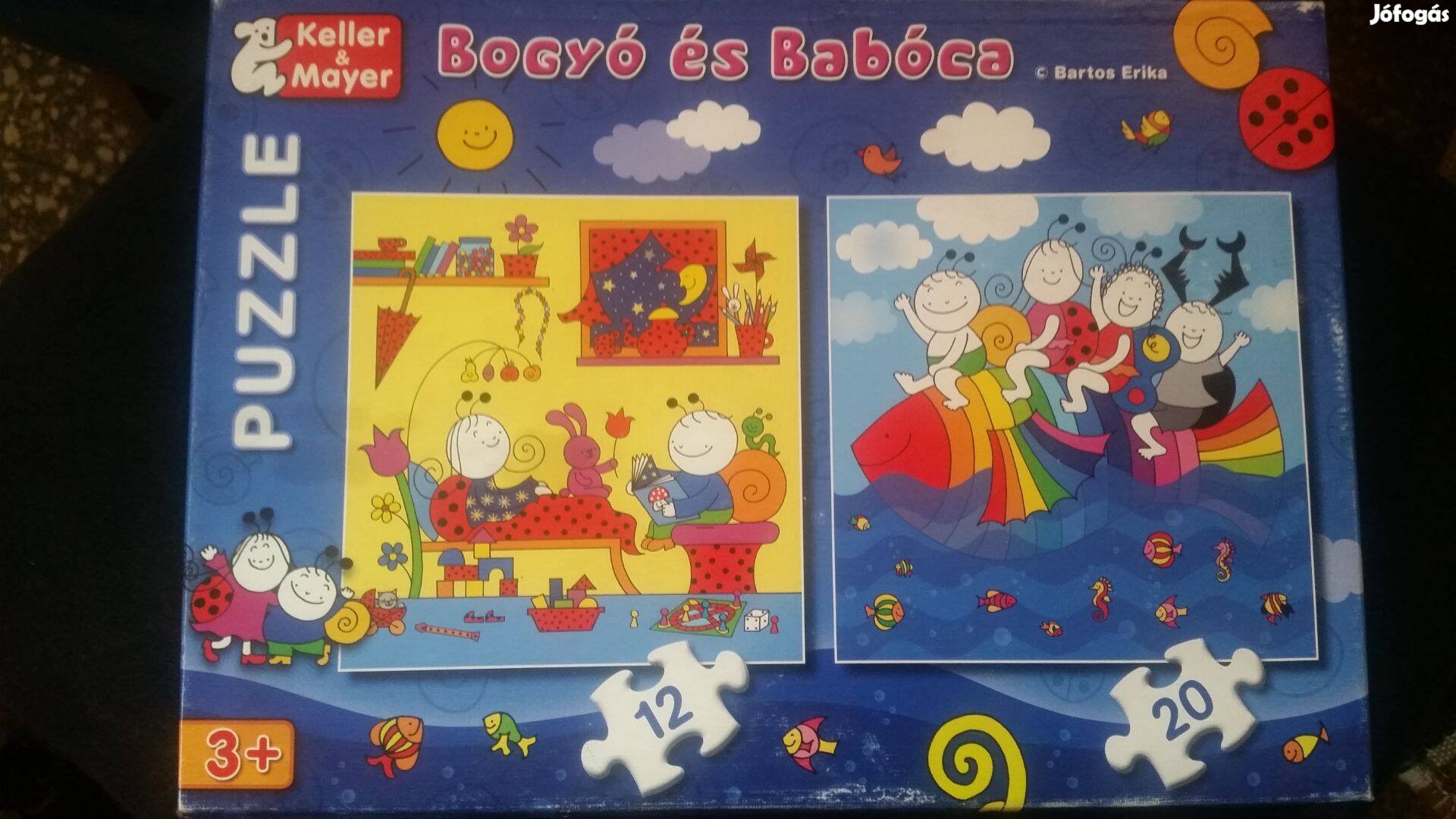 Bogyó és Babóca puzzle, DVD, Bartos Erika: Bagolydoktor, Kifestő