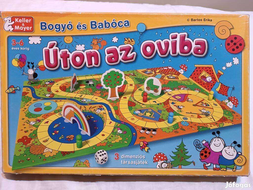 Bogyó és Babóca úton az oviba társasjáték