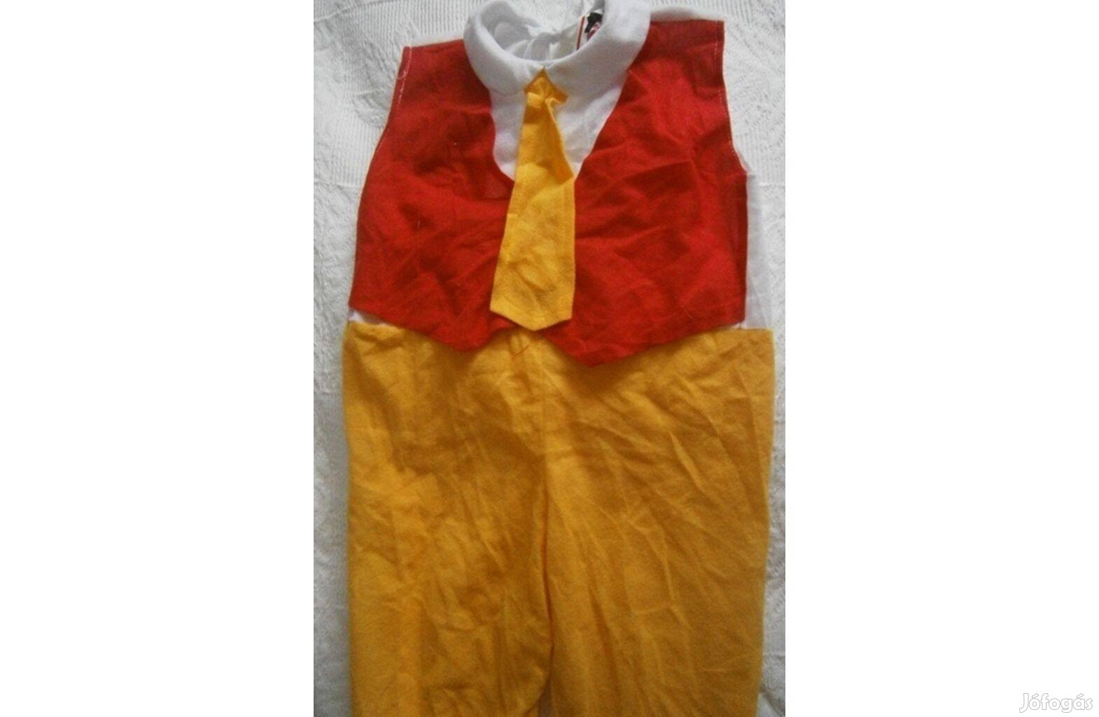 Bohóc jelmez kicsiknek Nyíregyházán eladó 2