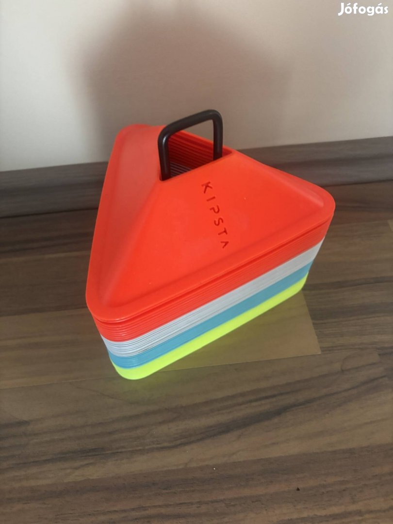 Bója 40 db futballedzésre, 15 cm, 6 db 