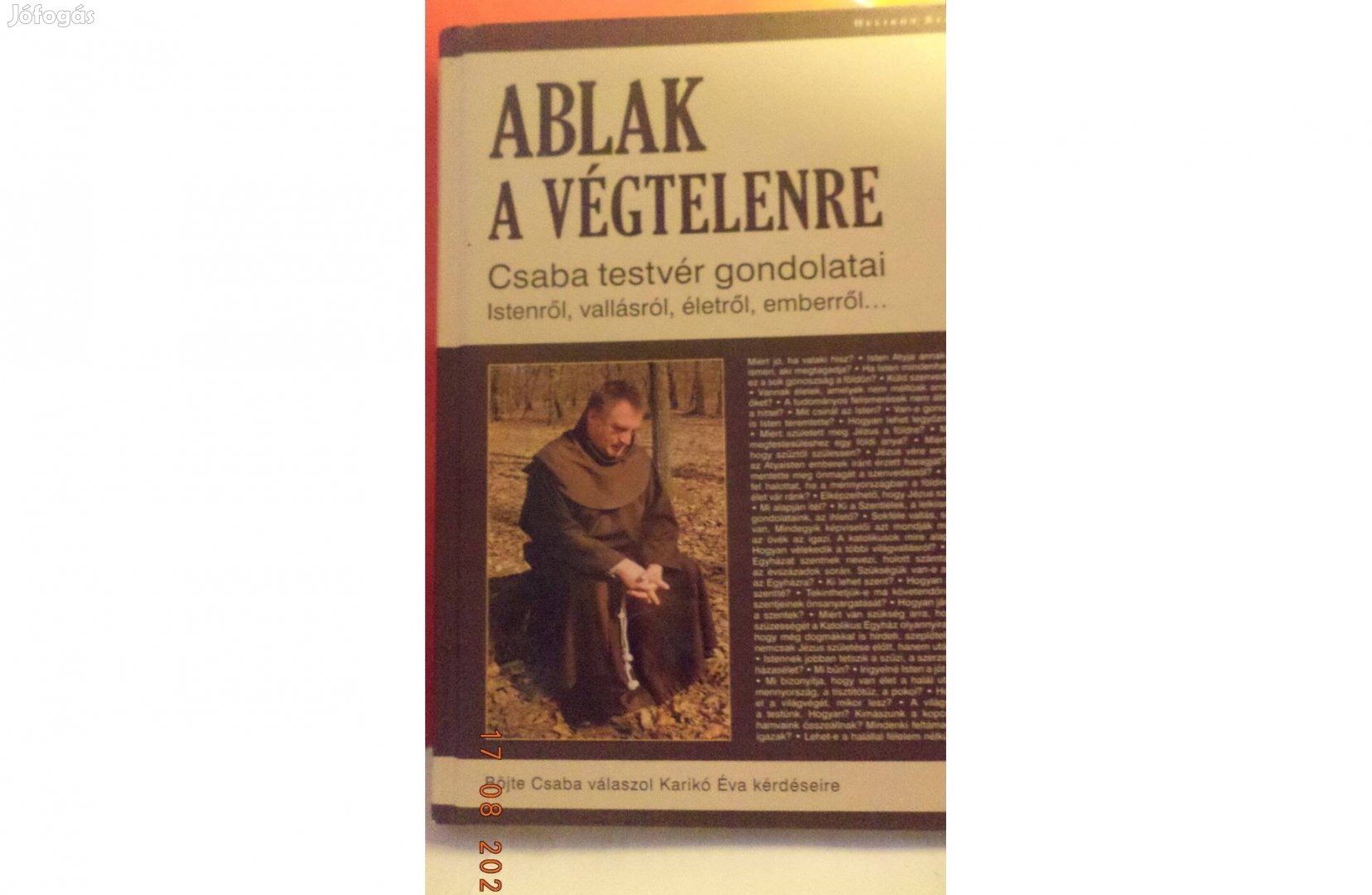 Böjte Csaba: Ablak a végtelenre