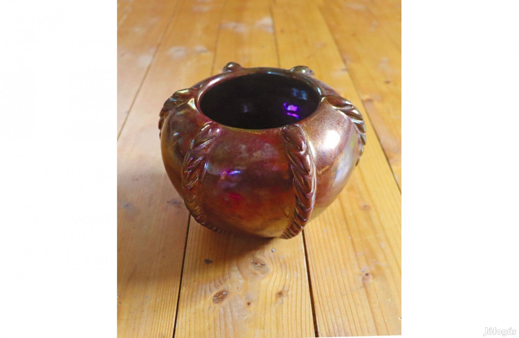 Bokros Júlia eozin mázas kerámia