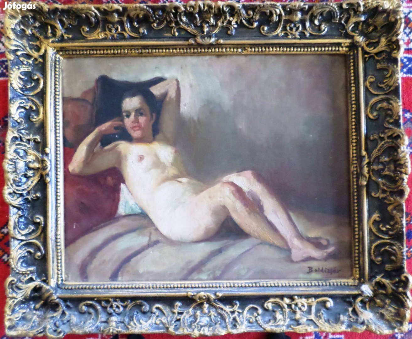 Boldizsár István Fiatal lány a nagybányai műteremben