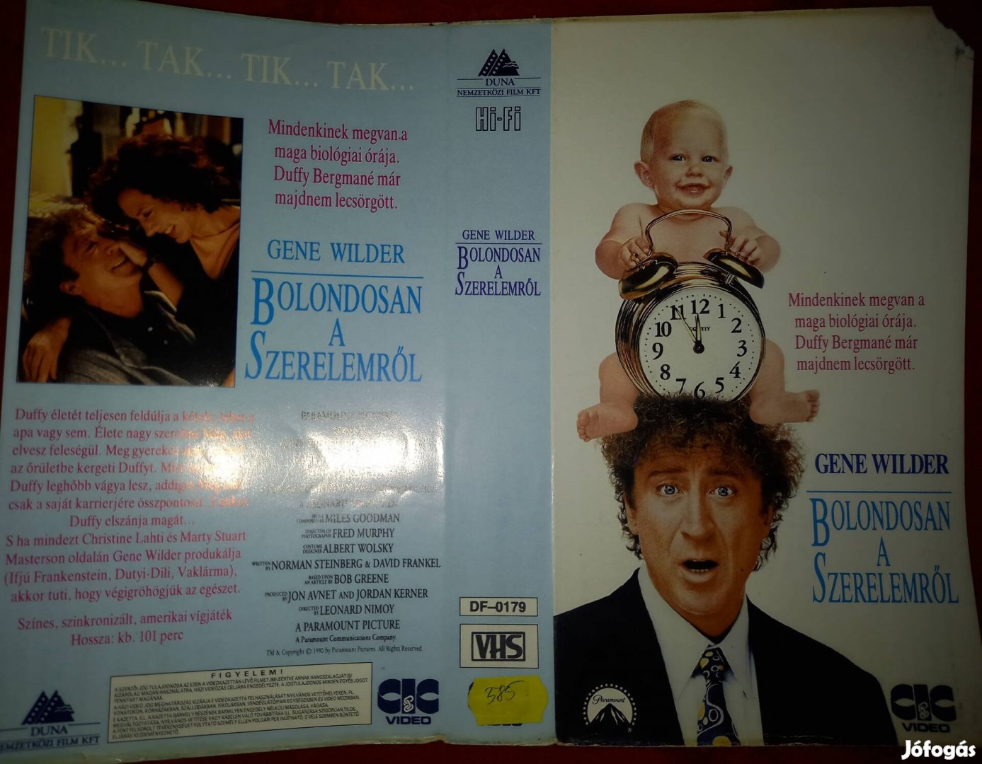 Bolondosan a szerelemről - vígjáték vhs - Gene Wilder