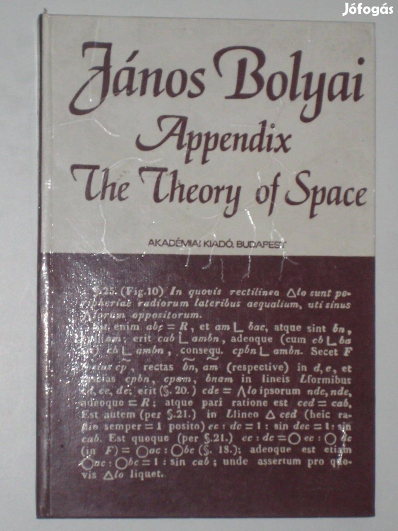 Bolyai Appendix The Theory of Space