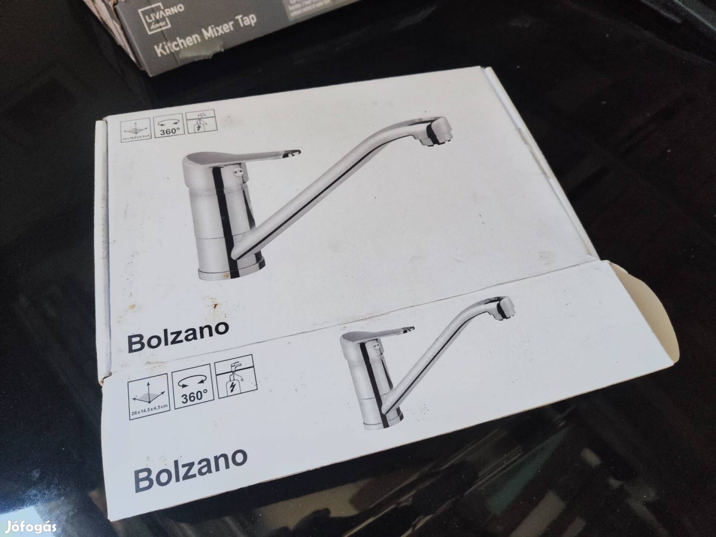 Bolzano egykaros konyhai csaptelep alacsony nyomású króm