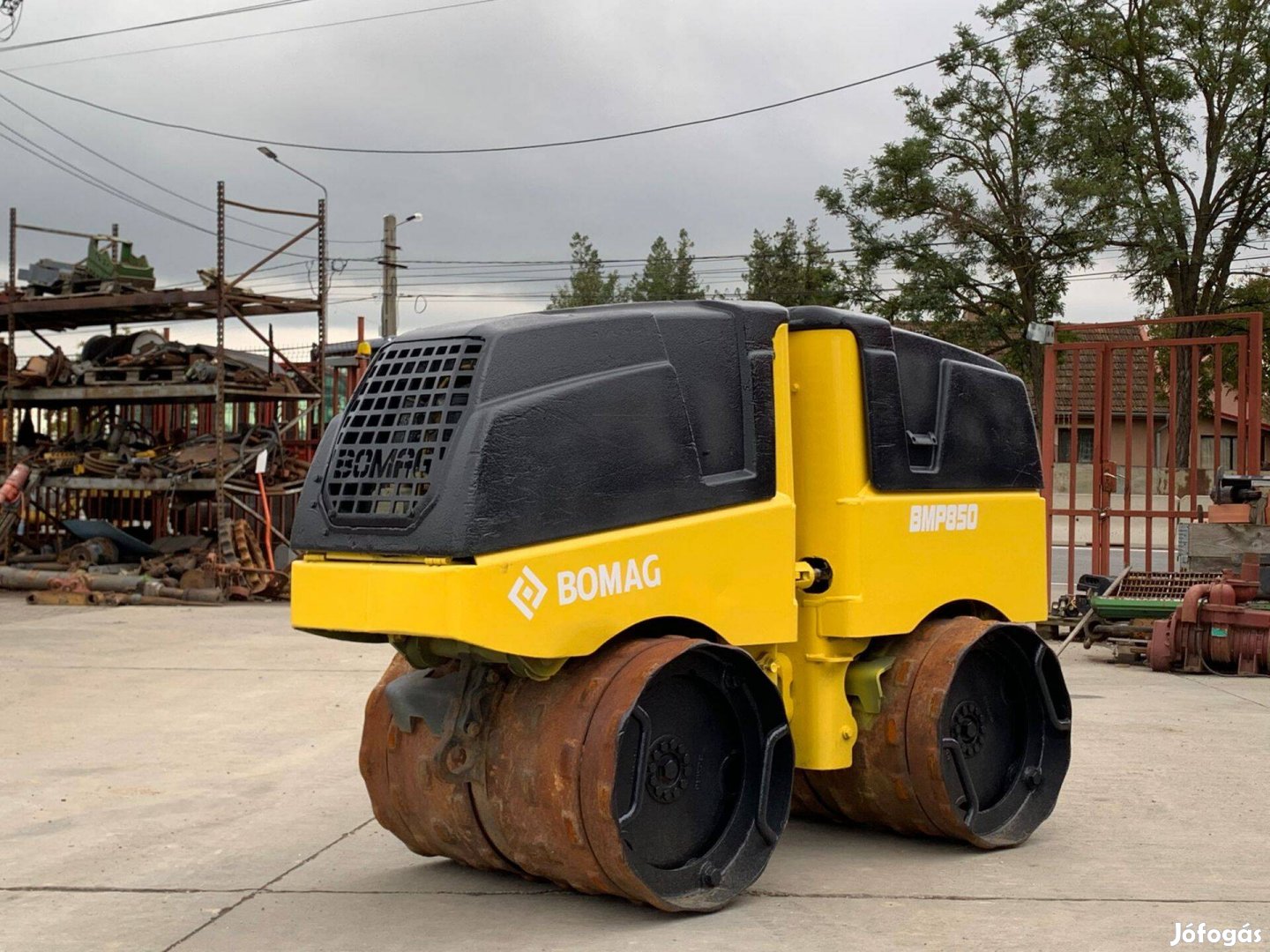 Bomag BMP 8500 távvezérlős henger