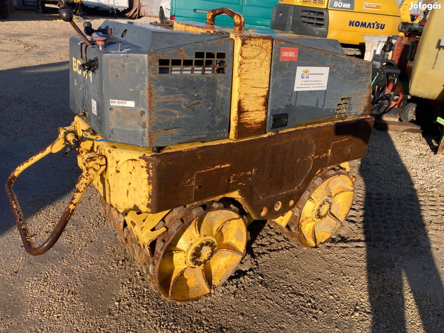 Bomag BW65T 1.26 tonnás henger eladó