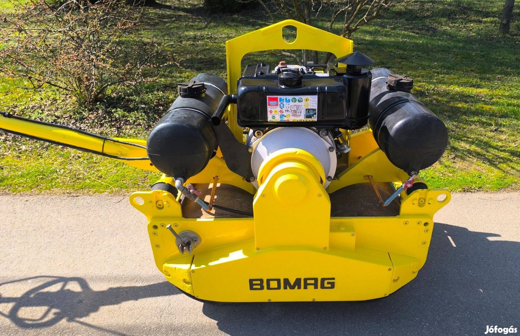 Bomag BW75S-2 Henger, Padkahenger,Vibrohenger Hatz Supra 1D50-Es Motor