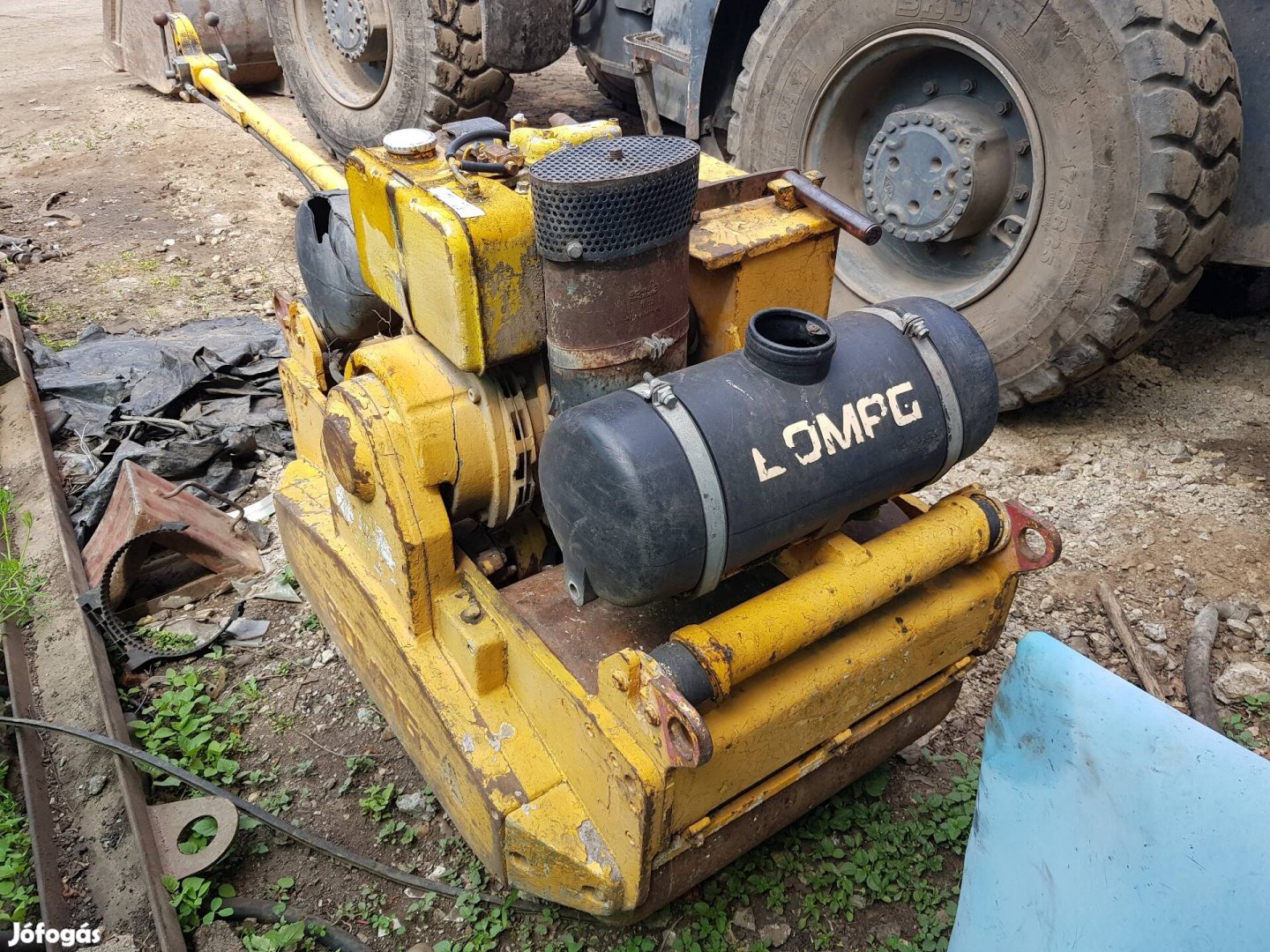 Bomag padkahenger 1t.