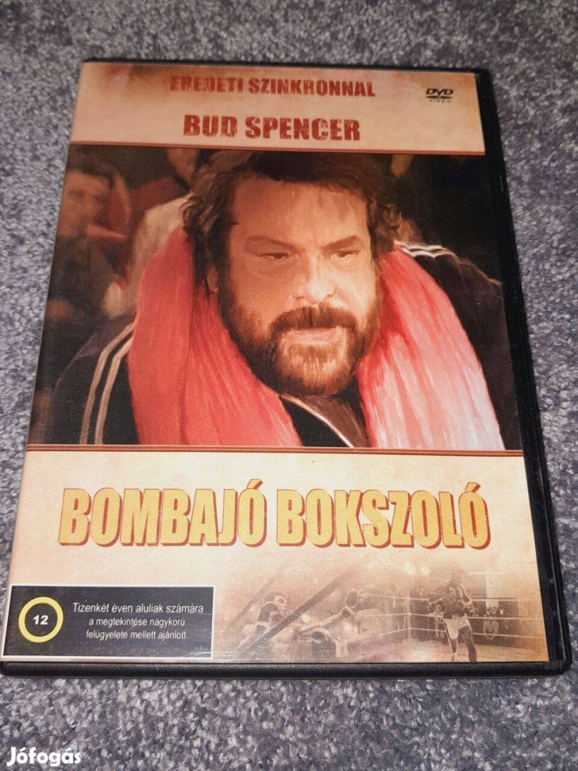 Bombajó bokszoló DVD (1982) Szinkronizált karcmentes lemez Bud Spencer