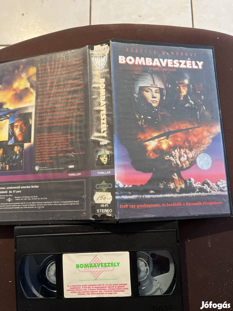 Bombaveszély thriller vhs