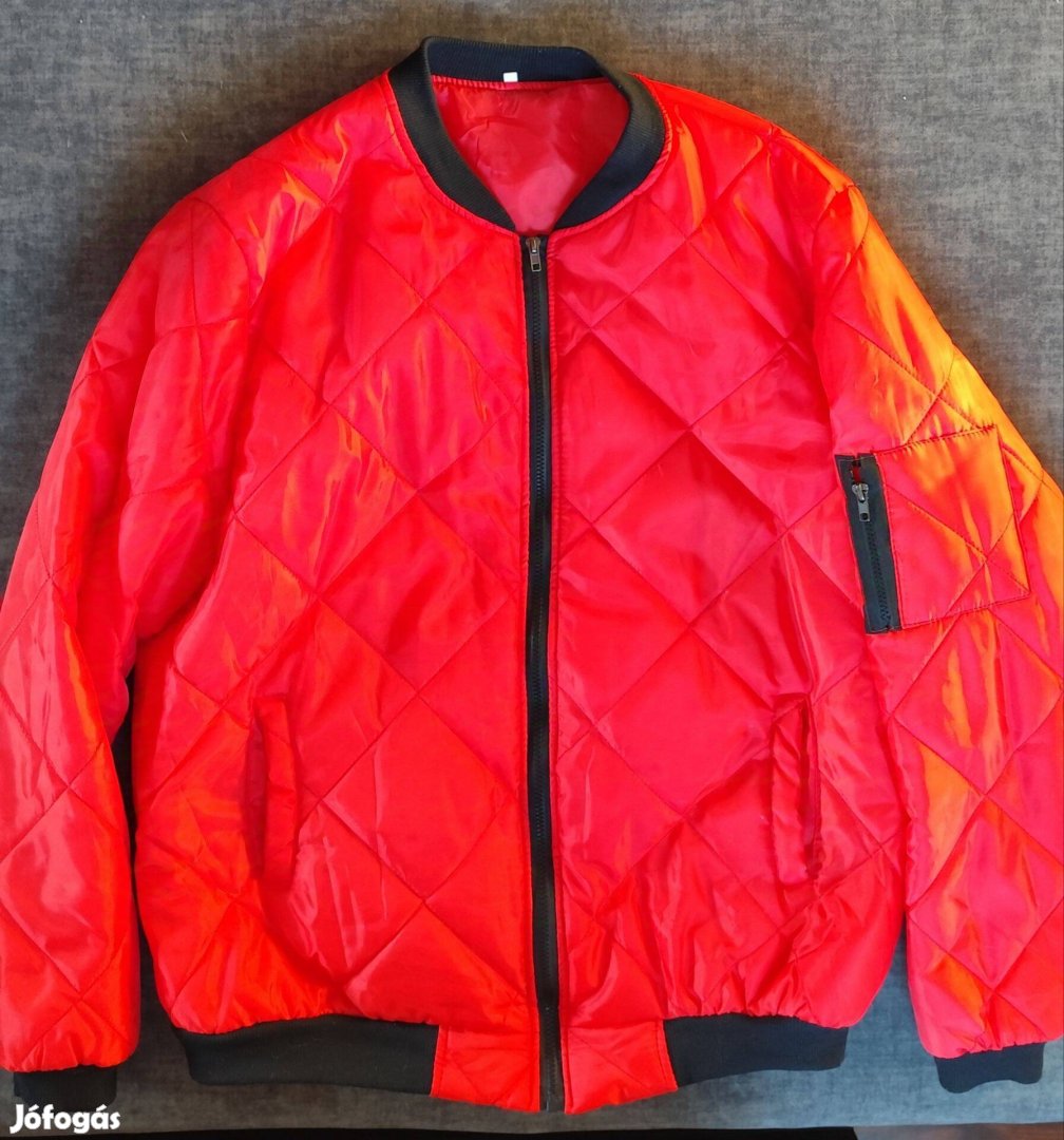 Bomber jacket élénk piros