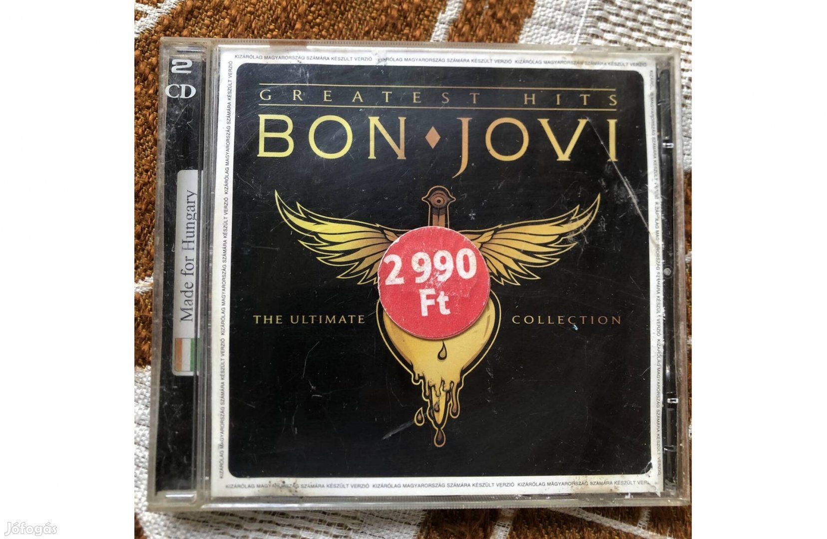 Bon Jovi Cd sérült borítóval 1500 Ft :Lenti