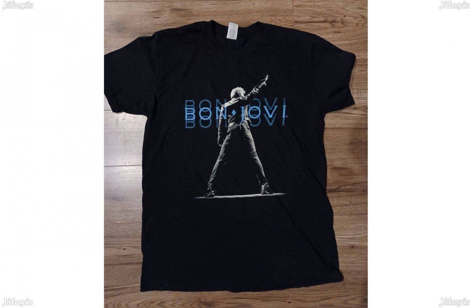 Bon Jovi mindkét oldalon nyomott koncert póló L XL