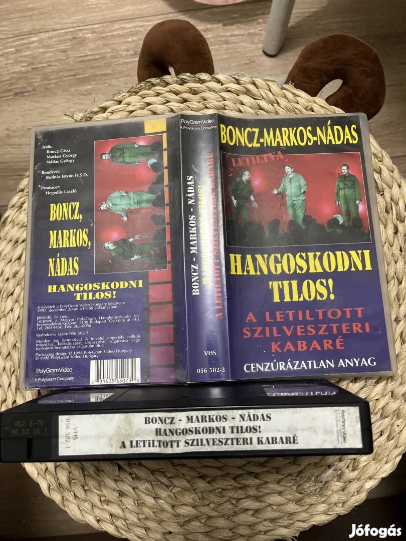 Boncz Markos vhs 