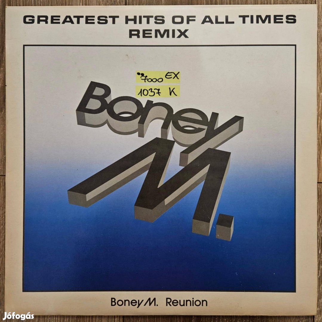 Boney M. Greatest Hits Of All Times - Remix bakelit lemez, hanglemez