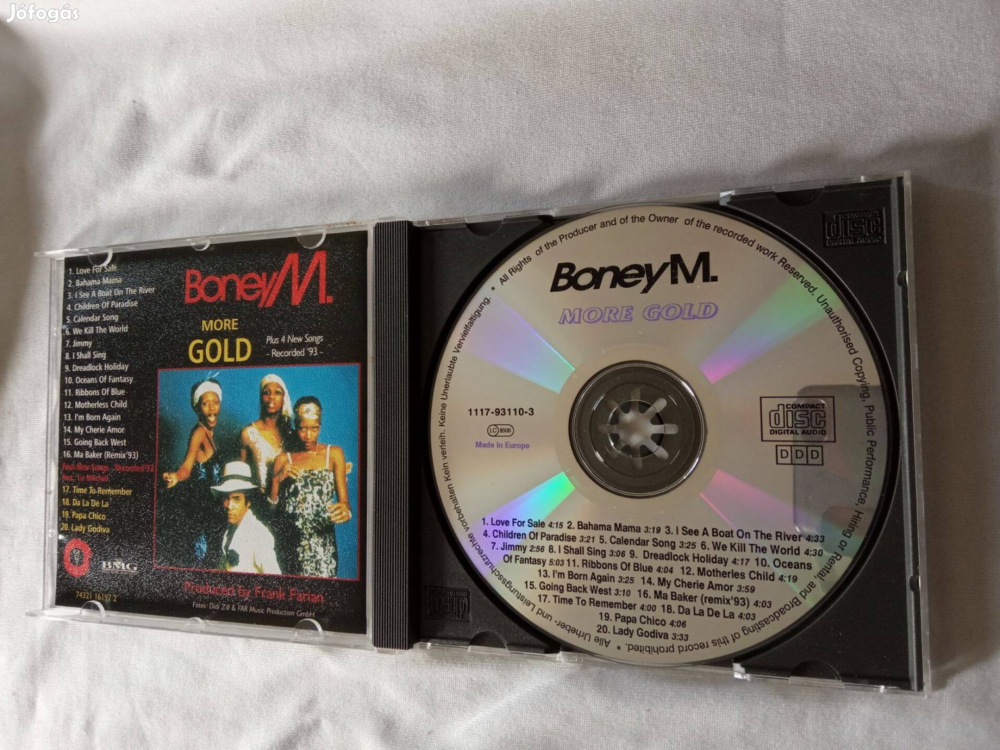 Boney M. More Gold - 20 Super Hits karcmentes német nyomású cd