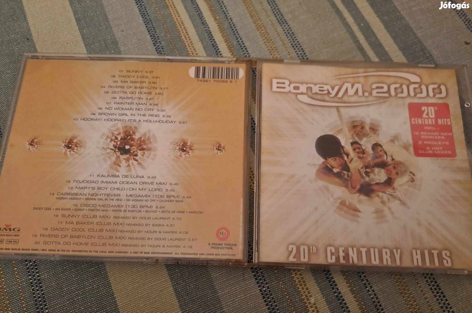 Boneym.2000 - 20th Century Hits CD