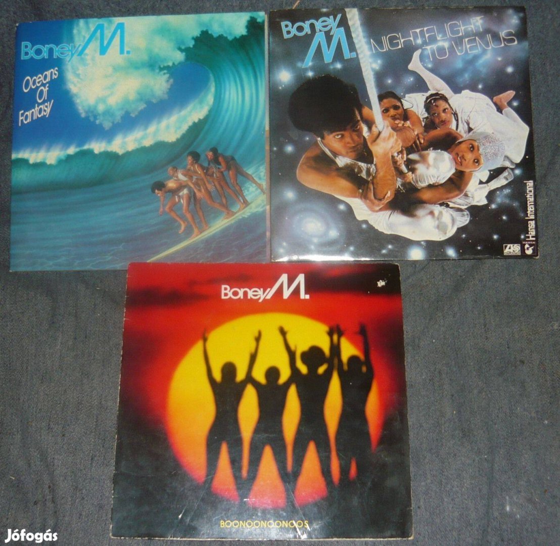 Boneym. LP-kollekció (Oceans of fantasy, Nightflight to., Boonoonoos)