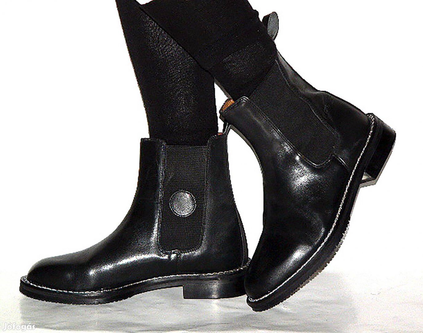 Bonis Chelsea boots bőr magasszárú férfi cipő bokacsizma