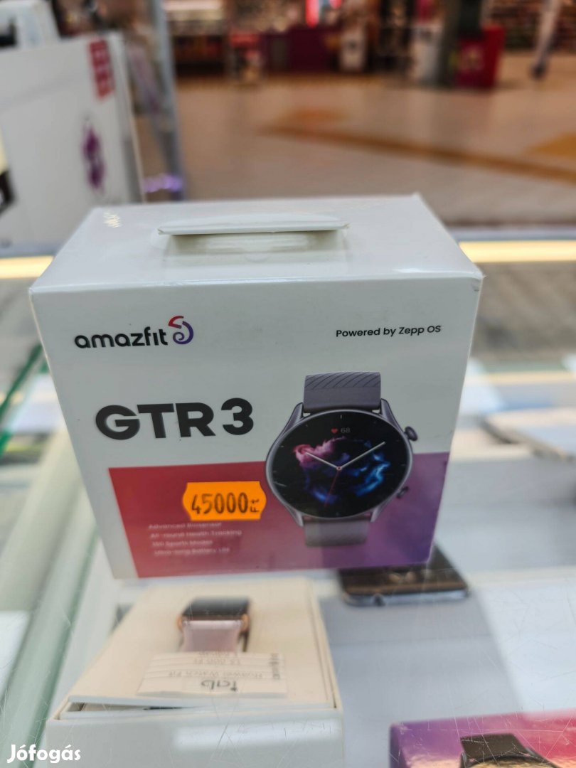 Bontatlan Amazfit GTR 3 szürke okosóra full dobozos