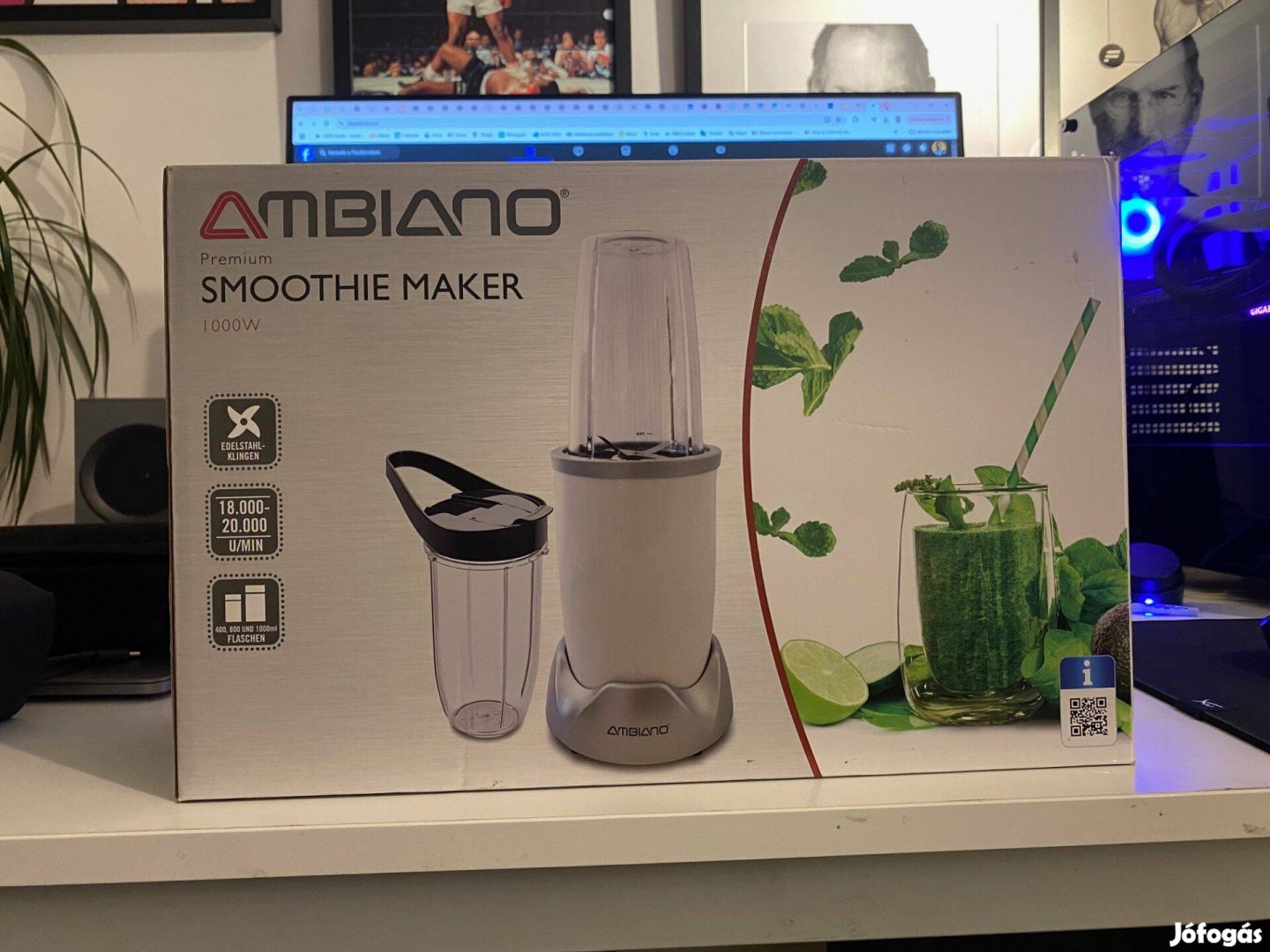 Bontatlan Ambiano Prémium 1000W Smoothie Maker turmixgép