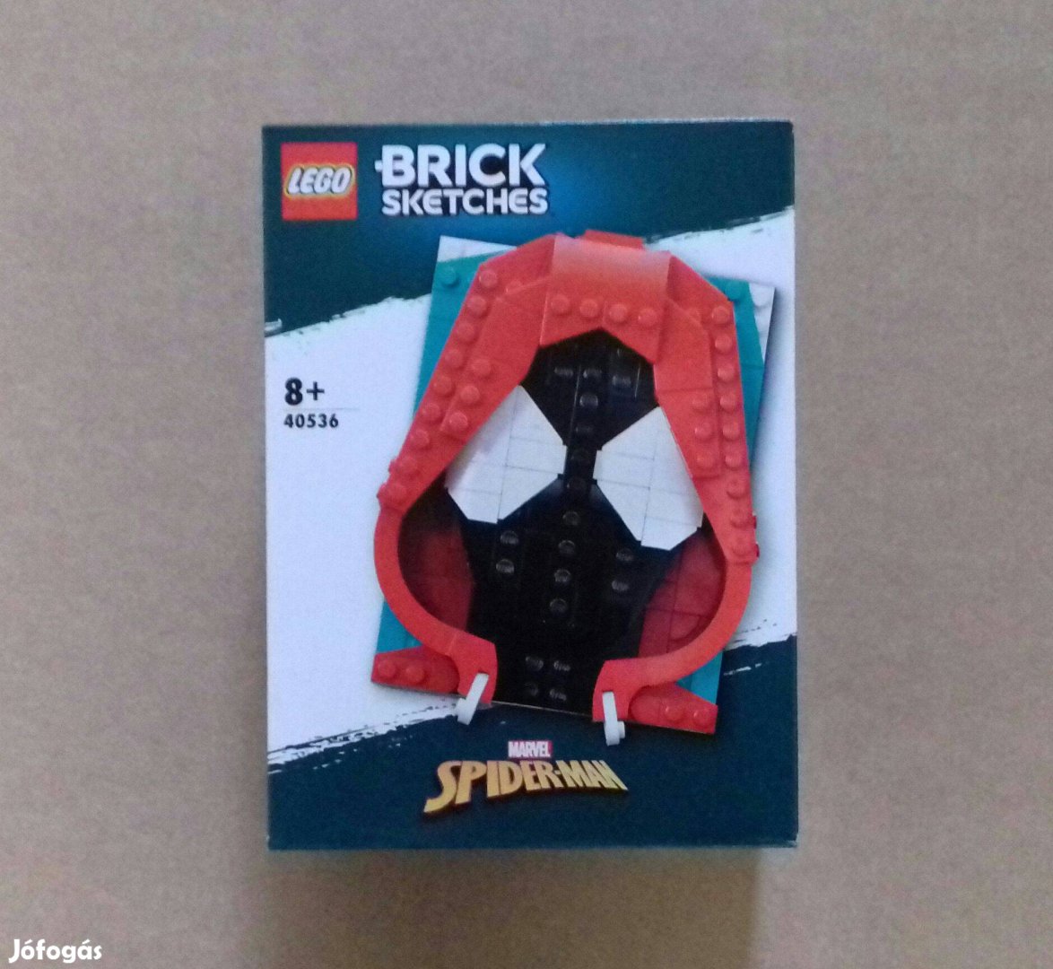 Bontatlan Brick Sketches LEGO 40536 Spider-man Miles Morales Pókember