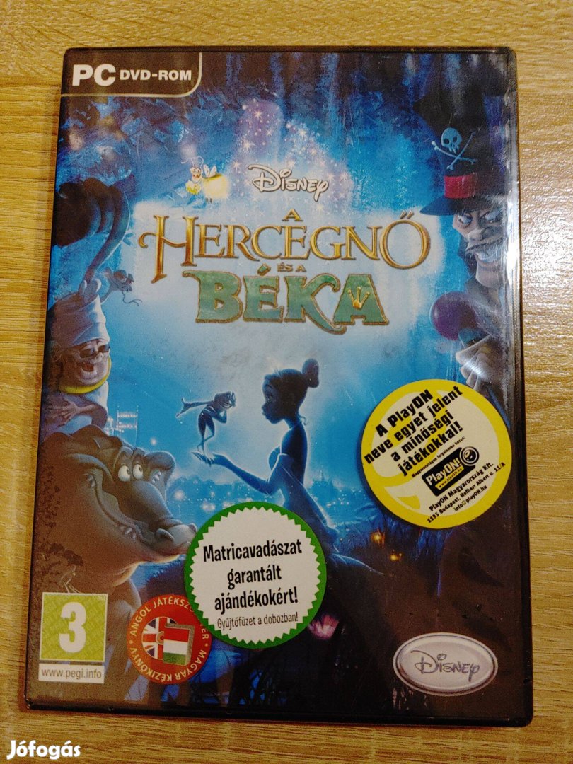 Bontatlan Disney -A hercegnő és a béka PC DVD- rom 25 játék