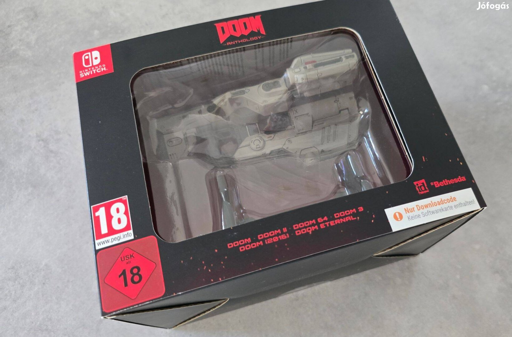 Bontatlan Doom Anthology Nintendo Switch BFG replikával!