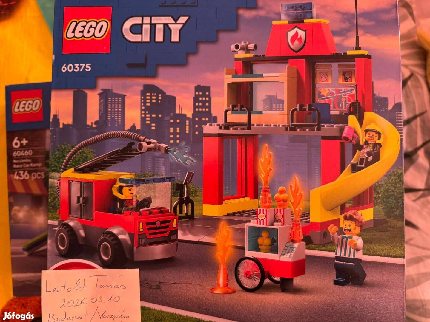 Bontatlan LEGO 60375 City Tűzoltóállomás és tűzoltóautó
