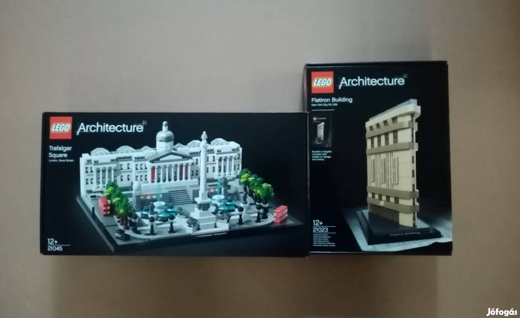 Bontatlan LEGO Architecture 21023 Flatiron + 21045 Trafalgar Fox.árban