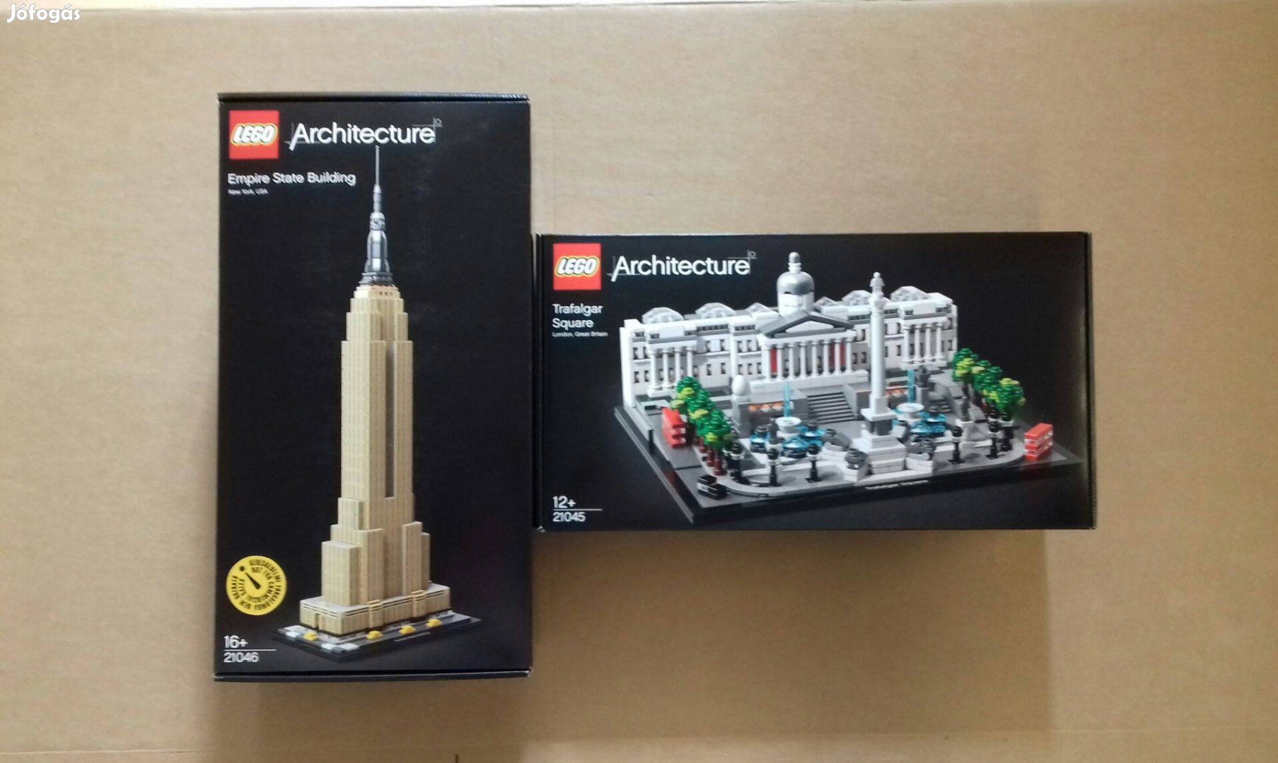 Bontatlan LEGO Architecture 21045 Trafalgar + 21046 Empire Fox.azárban