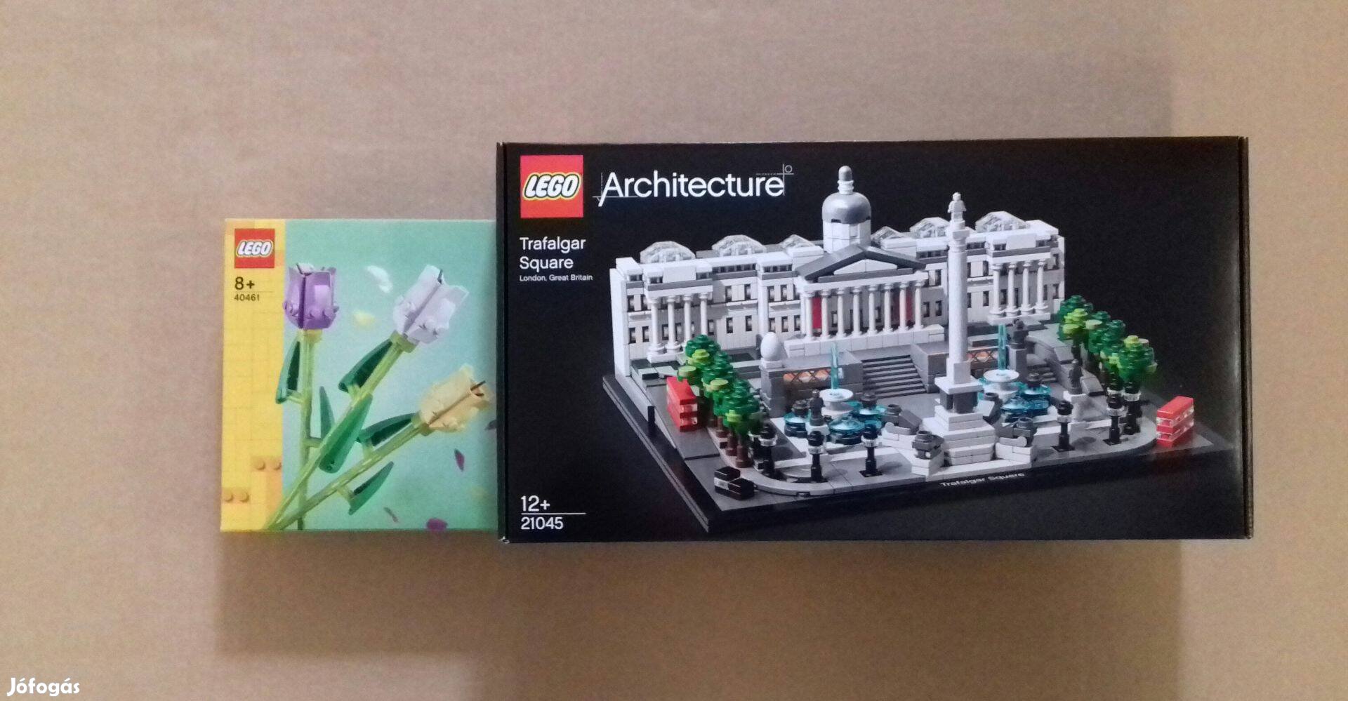 Bontatlan LEGO Architecture 21045 Trafalgar tér 40461 Tulipánok Fox.ár