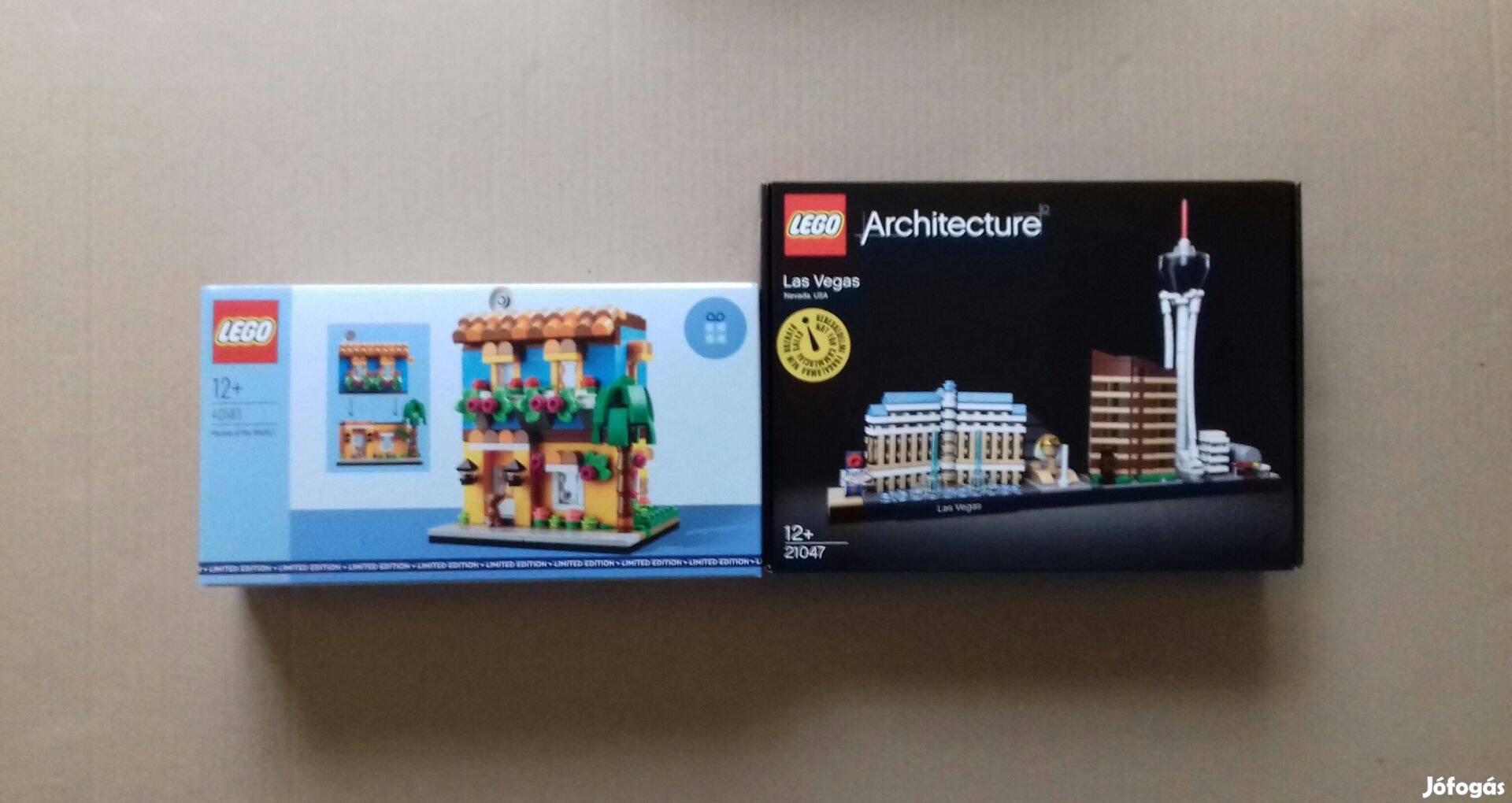 Bontatlan LEGO Architecture 21047 Vegas + 40583 Házak a világból Foxár