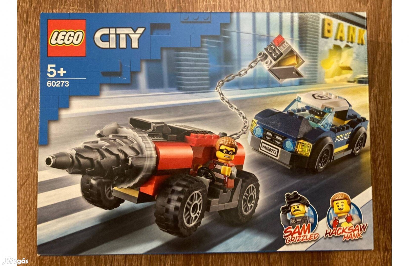 Bontatlan LEGO City Elit rendőrség fúrógépes üldözés (60273)