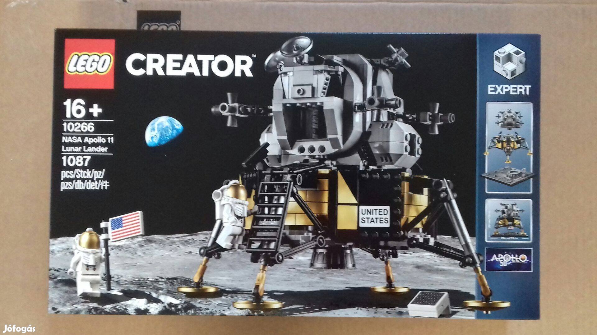 Bontatlan LEGO Creator 10266 NASA Apollo 11 holdkomp. Utánvét GLS Foxp