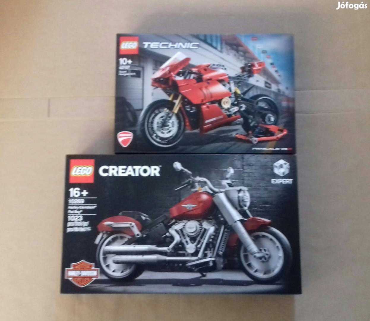 Bontatlan LEGO Creator 10269 Harley + Techni 42107 Ducati motor Fox.ár