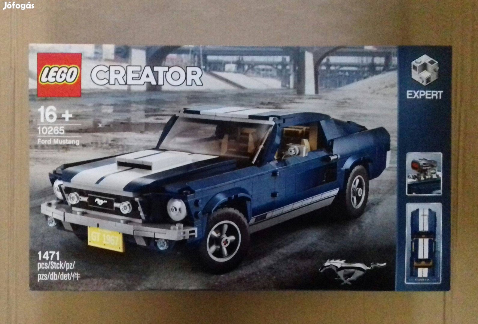 Bontatlan LEGO Creator Expert 10265 Ford Mustang. Utánvét GLS Foxpost