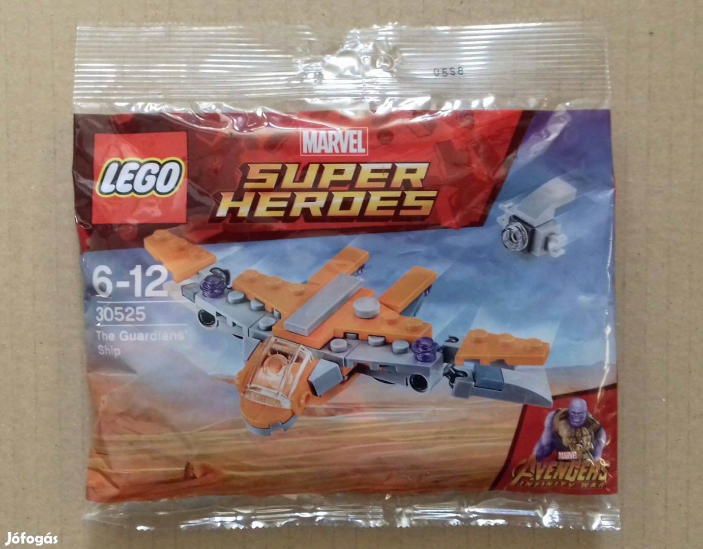 Bontatlan LEGO Marvel Super Heroes 30525 Az Őrzők hajója. Levél csomag