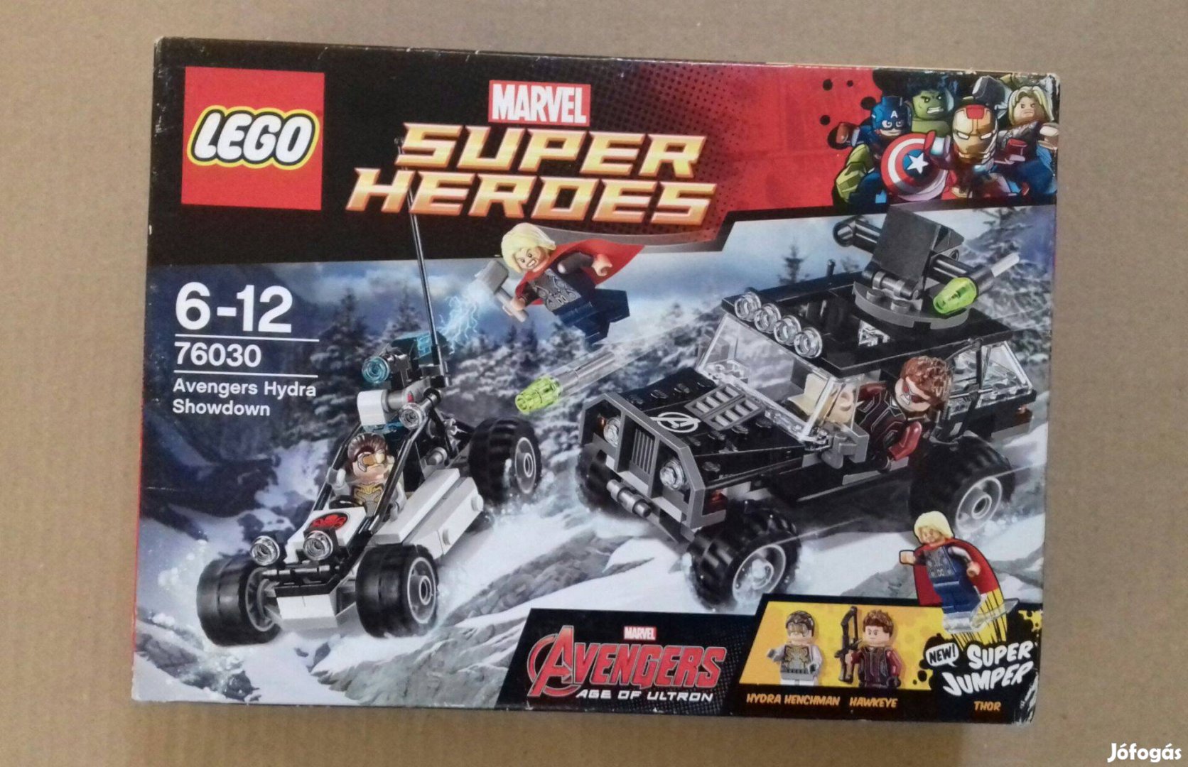 Bontatlan LEGO Marvel Super Heroes 76030 Leszámolás a Hydrával. Utánvé