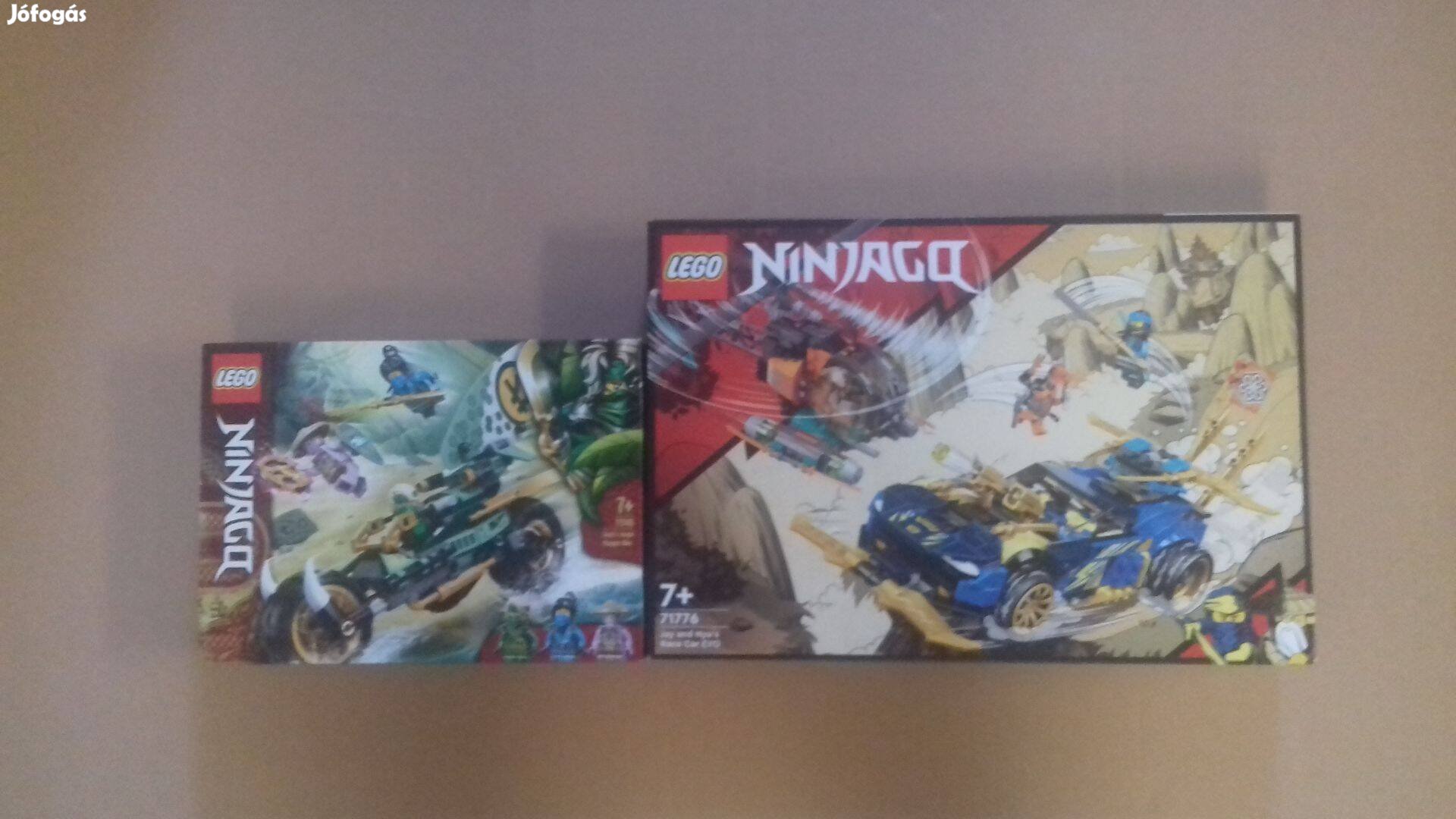 Bontatlan LEGO Ningao 71745 Chopper motor + 71776 Versenyautó Fox.árba
