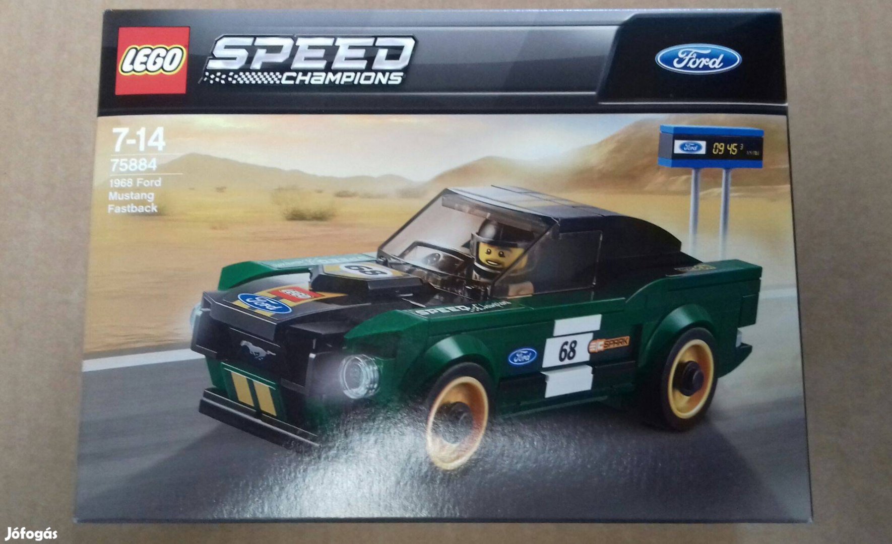 Bontatlan LEGO Speed Champions 75884 1968 Ford Mustang Fastback utánvé