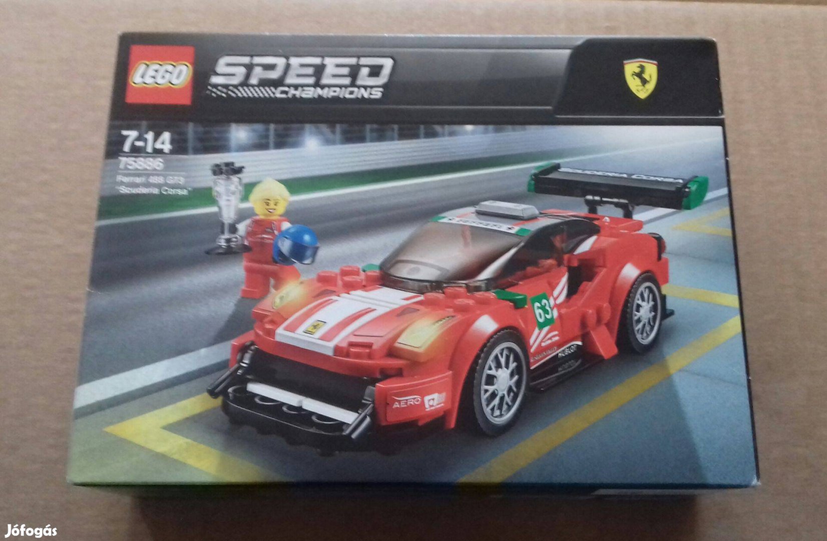 Bontatlan LEGO Speed Champions 75886 Ferrari 488 GT3 Scuderia Fox.árba