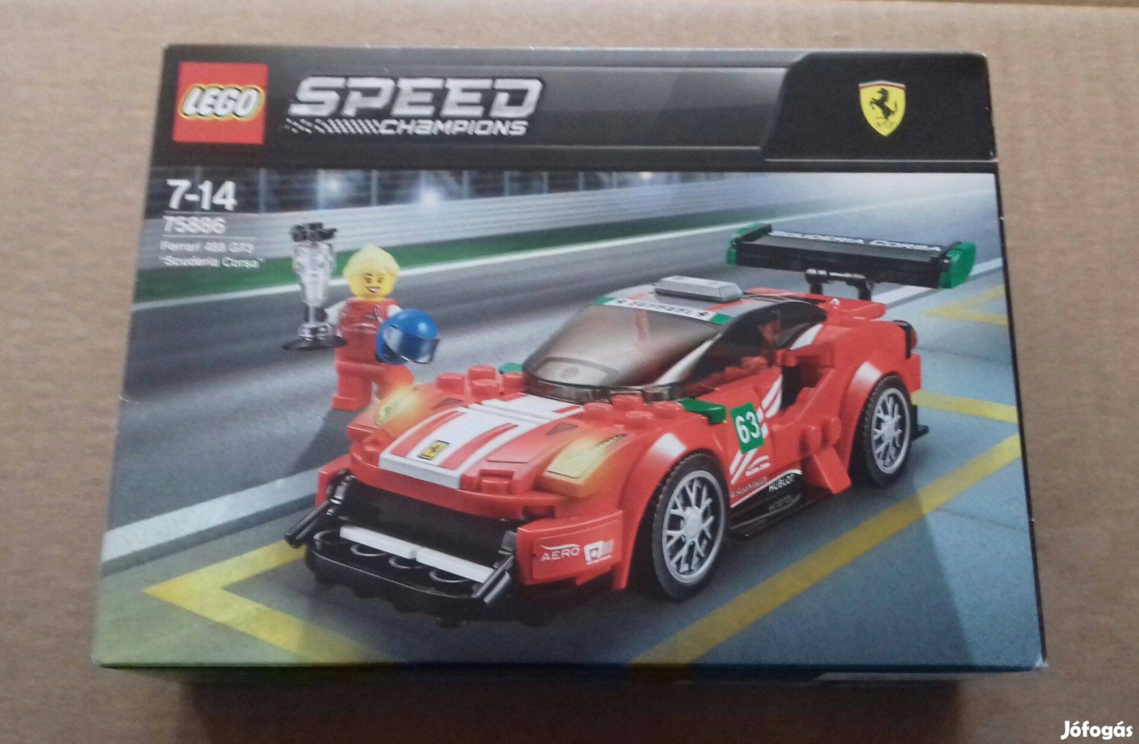 Bontatlan LEGO Speed Champions 75886 Ferrari 488 GT3 Scuderia Fox.árba