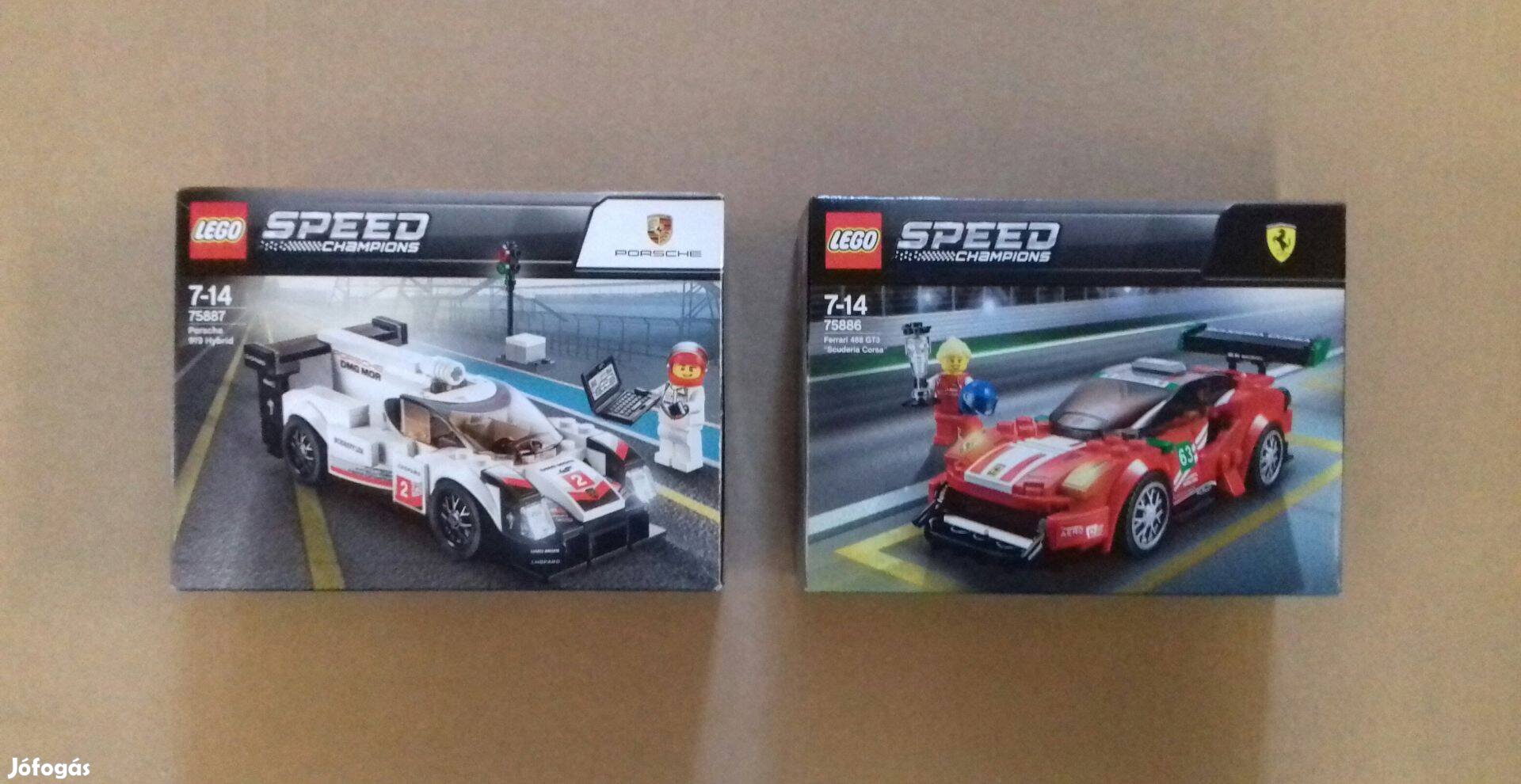 Bontatlan LEGO Speed Champions 75886 Ferrari 488 + 75887 Porsche Foxár
