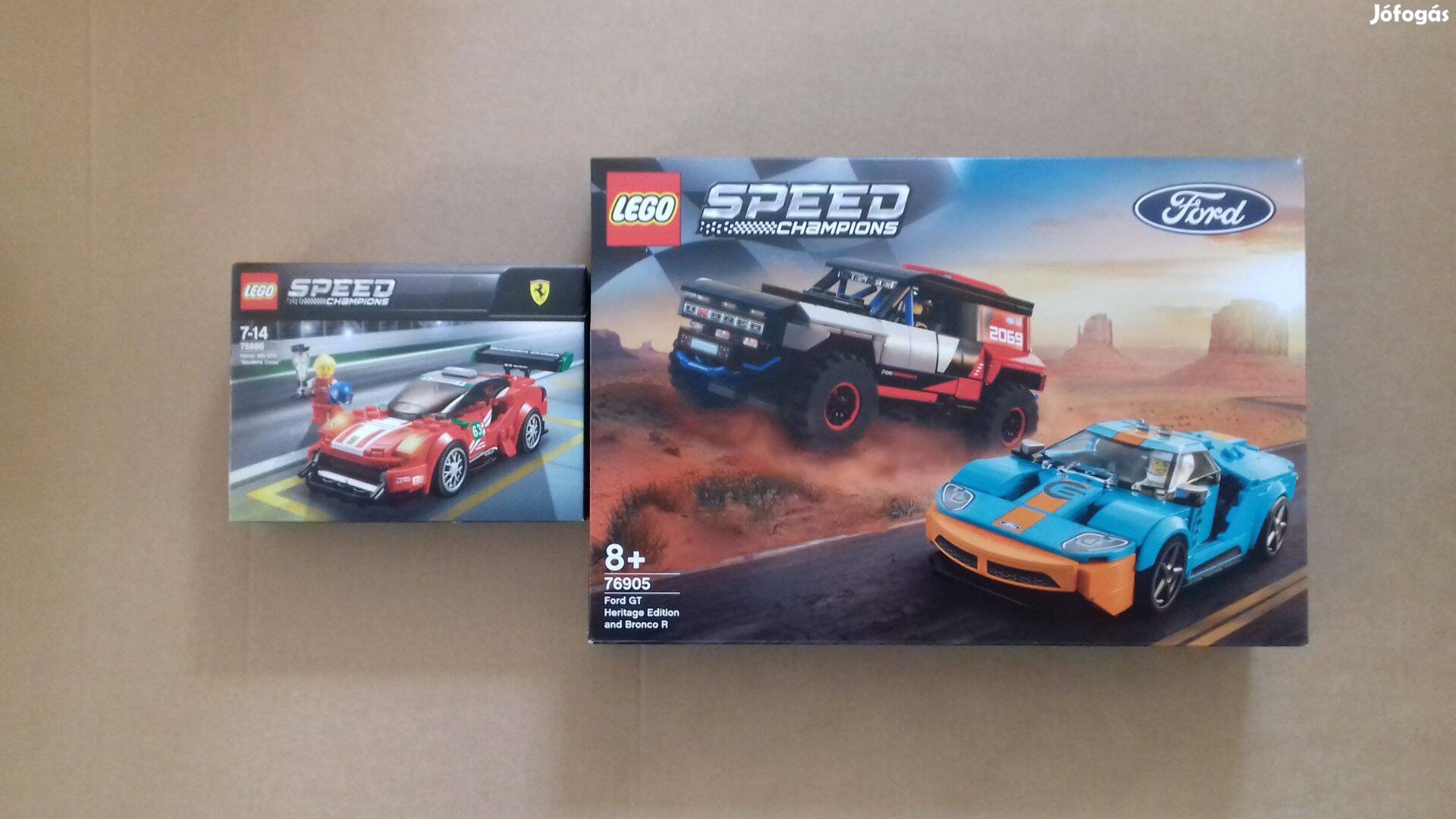 Bontatlan LEGO Speed Champions 75886 Ferrari + 76905 Ford Fox.az árban