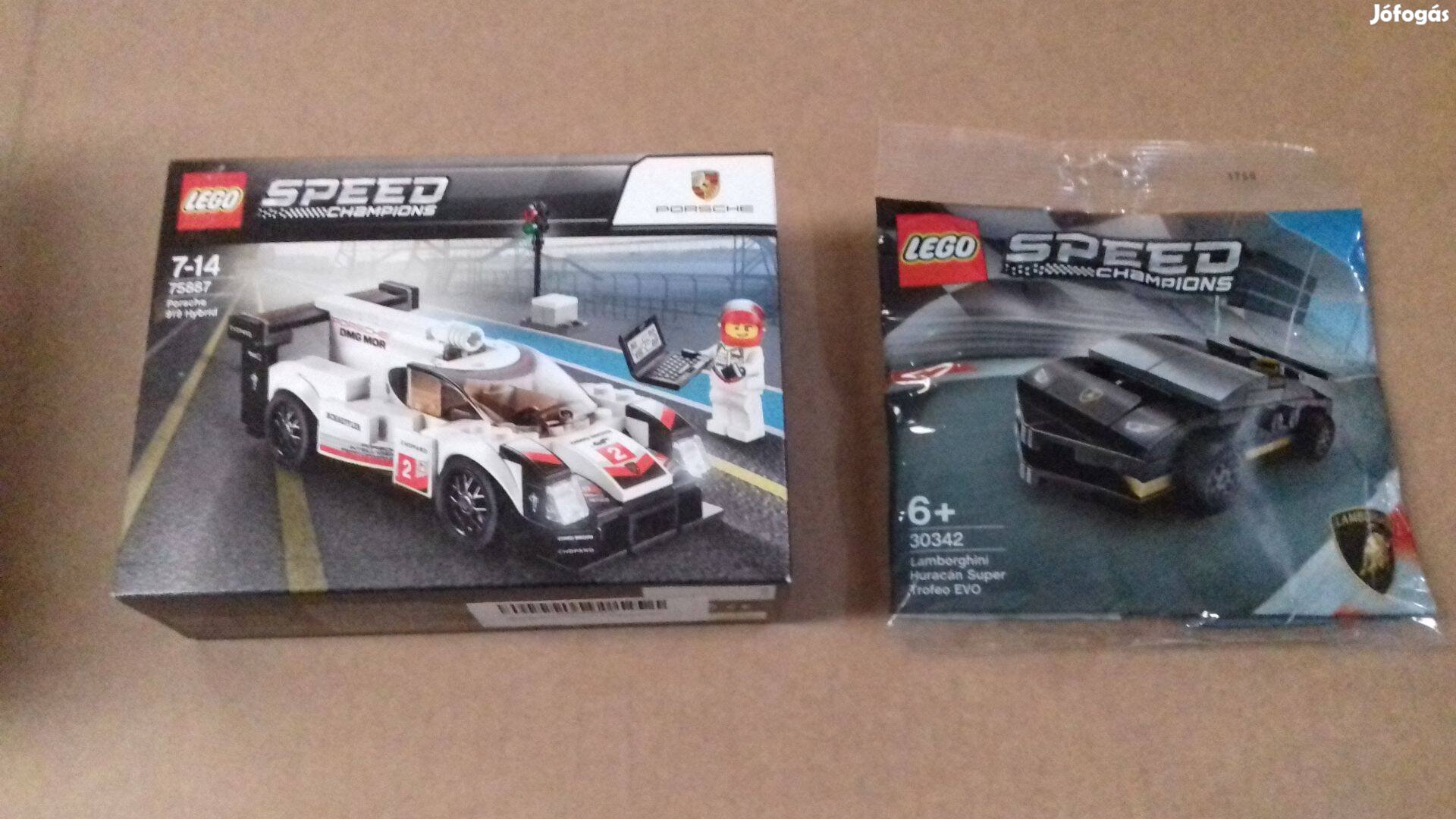 Bontatlan LEGO Speed Champions 75887 Porsche + 30342 Huracán Fox.árban